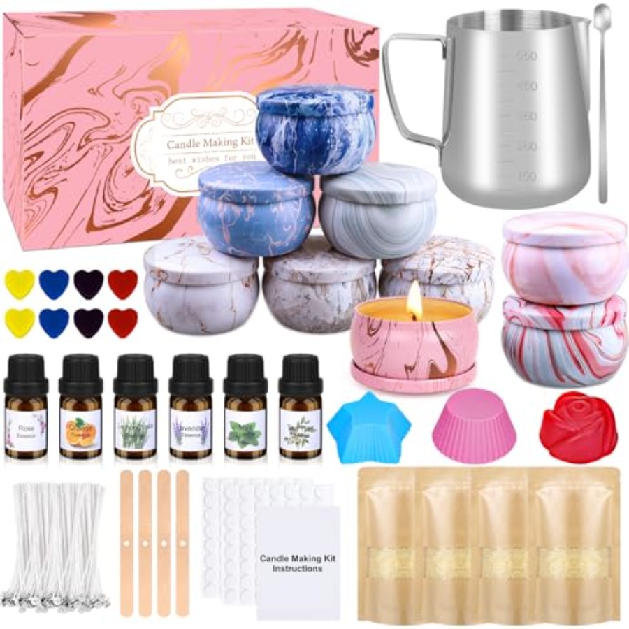 Candle Making For Beginners - Candle Making Kits for Adults, Candle