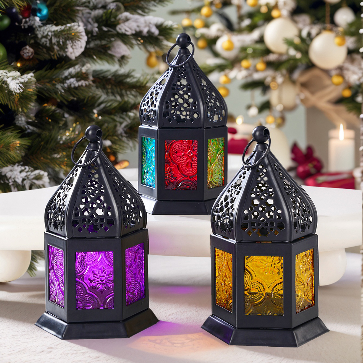 Candle Making Glass - 1 piece, Christmas decorations Christmas decorative