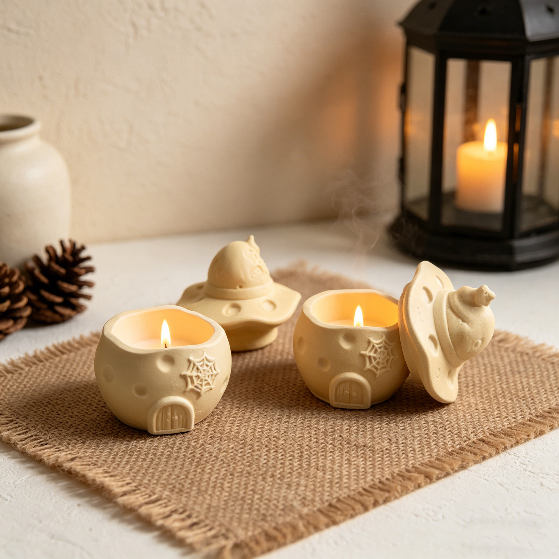 Halloween Wizard Pumpkin House - Candle Making Vessels recension och pris