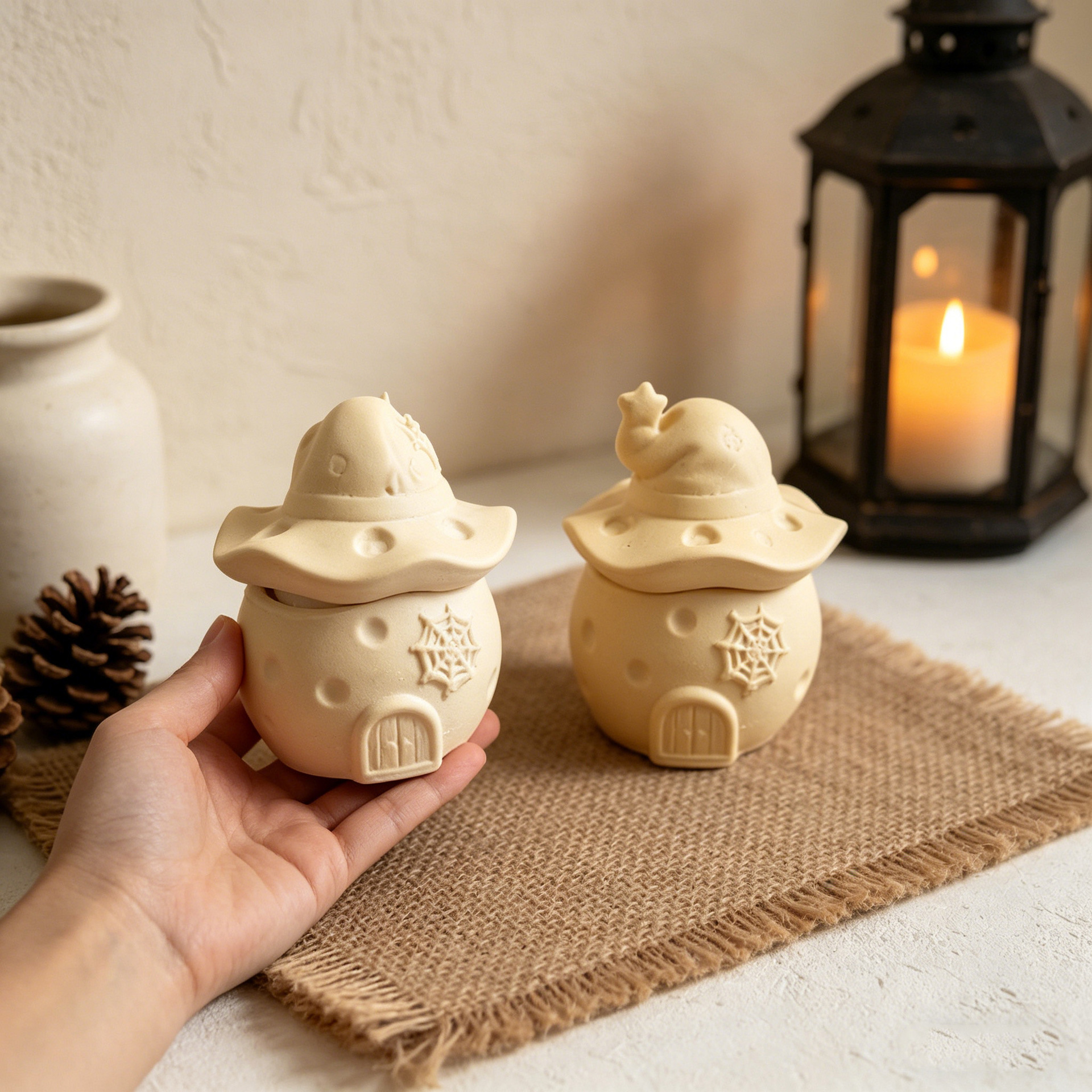 Halloween Wizard Pumpkin House - Candle Making Vessels recension och pris