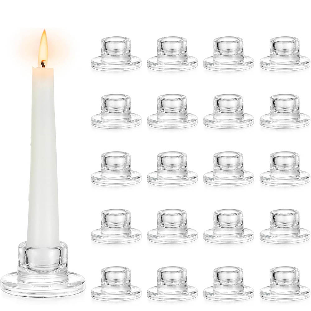 Candlestick Holders Clear Shor - Candle Making Glass recension och pris