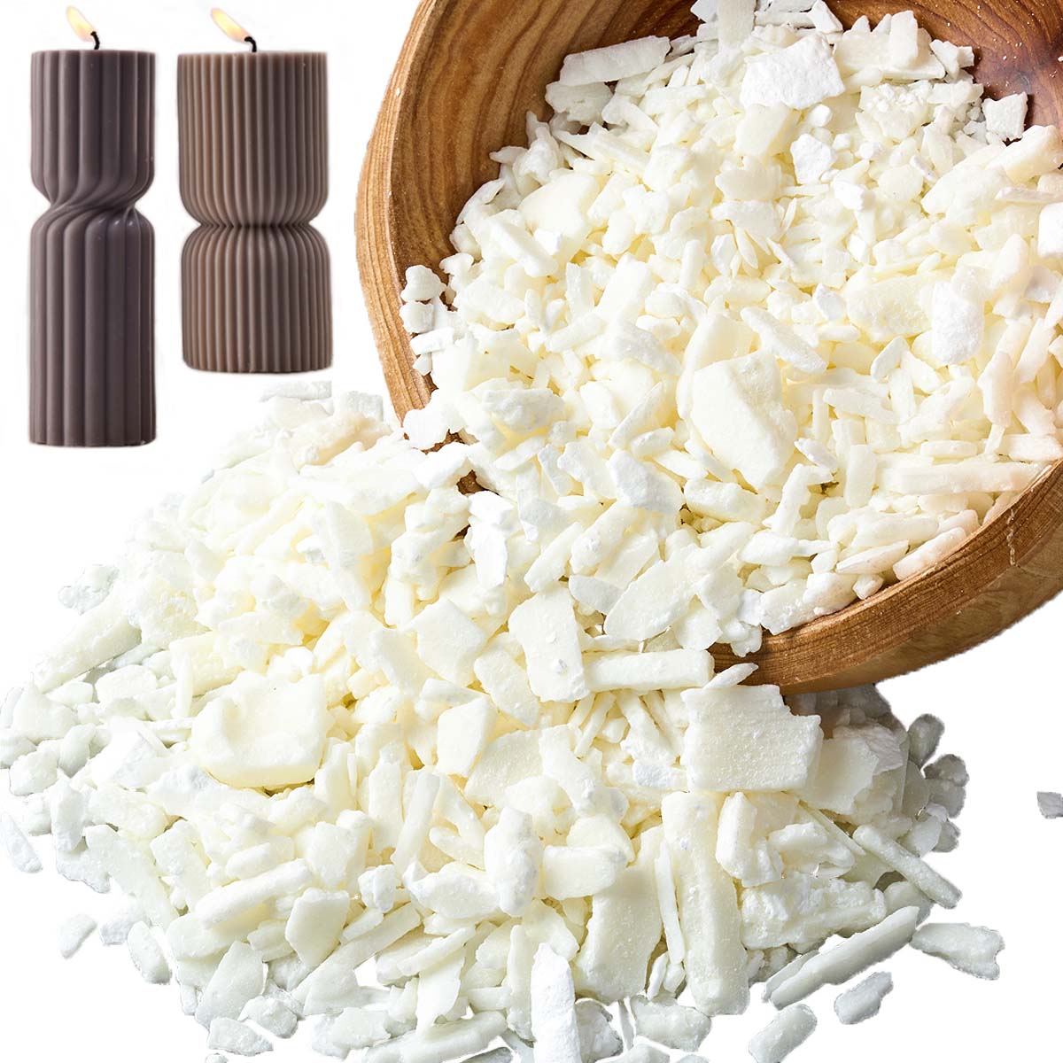 1 Pounds Pure White Soy Wax Fo - Soy Wax Pillar Blend recension och pris