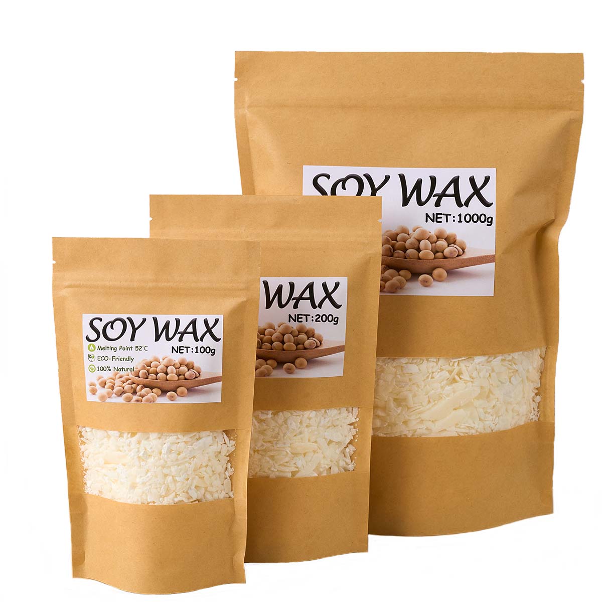 1 Pounds Pure White Soy Wax Fo - Soy Wax Pillar Blend recension och pris