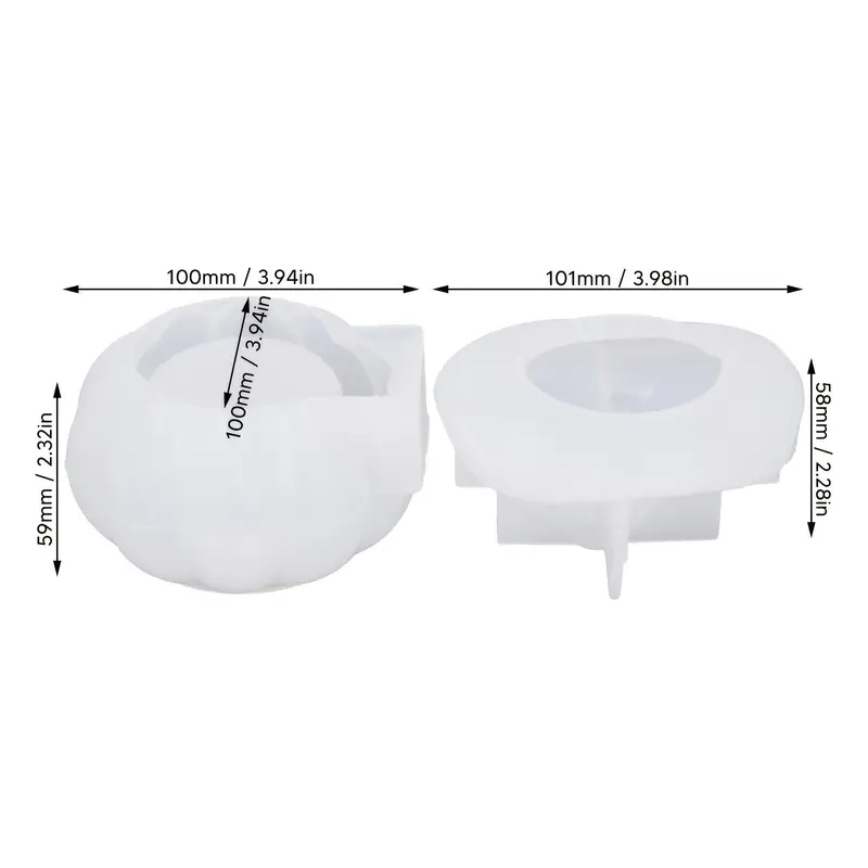 2Pcs/Set Halloween Hat Pumpkin - Candle Making Vessels recension och pris