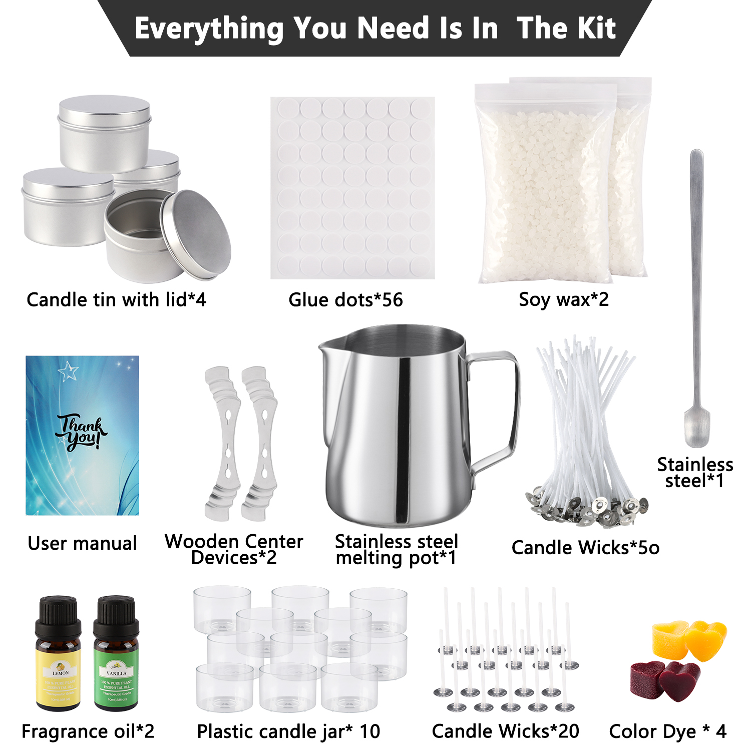 Simple DIY candle-making set,  - Soy Wax Pillar Blend recension och pris