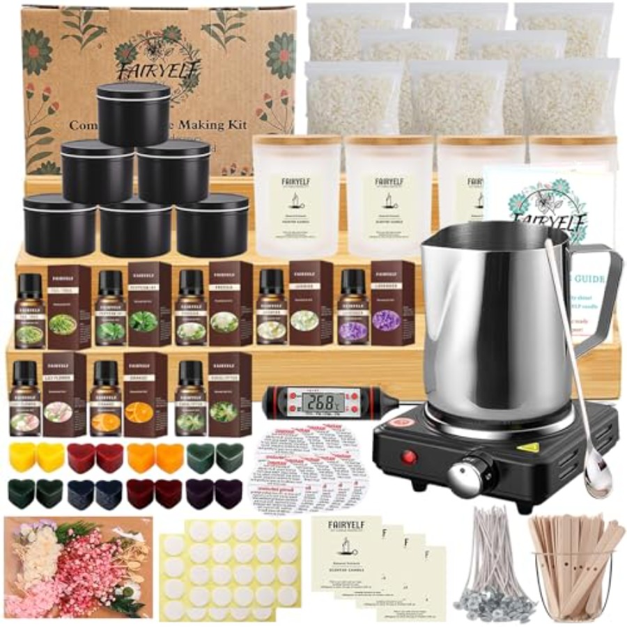 Premium Candle Making Kit with - Candle Making Glass recension och pris
