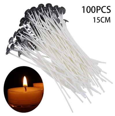 8-20cm 100 PCS Candle Wicks Sm - Soy Wax Pillar Blend recension och pris