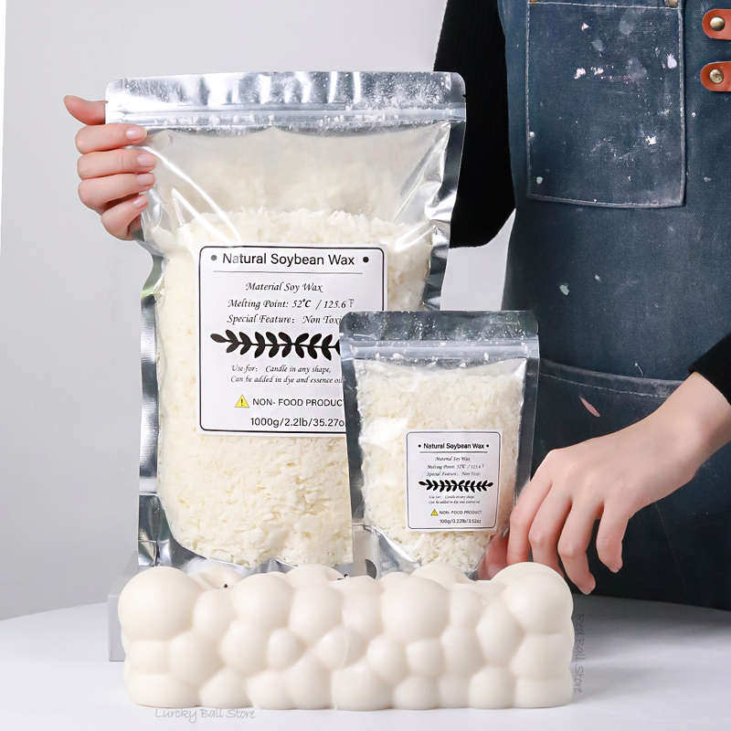 1000/500/250/100g Natural Soy  - Soy Wax Pillar Blend recension och pris